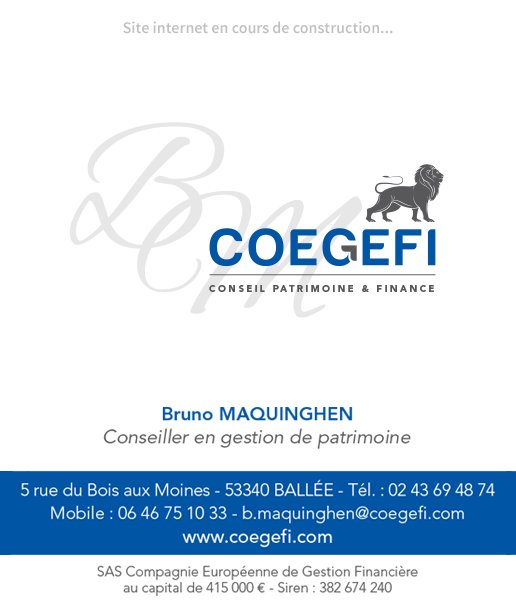 COEGEFI - Conseil en patrimoine et finance - Bruno MAQUINGHEN